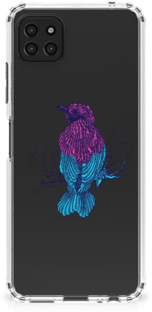 Samsung Galaxy A22 5G Stevig Bumper Hoesje Merel