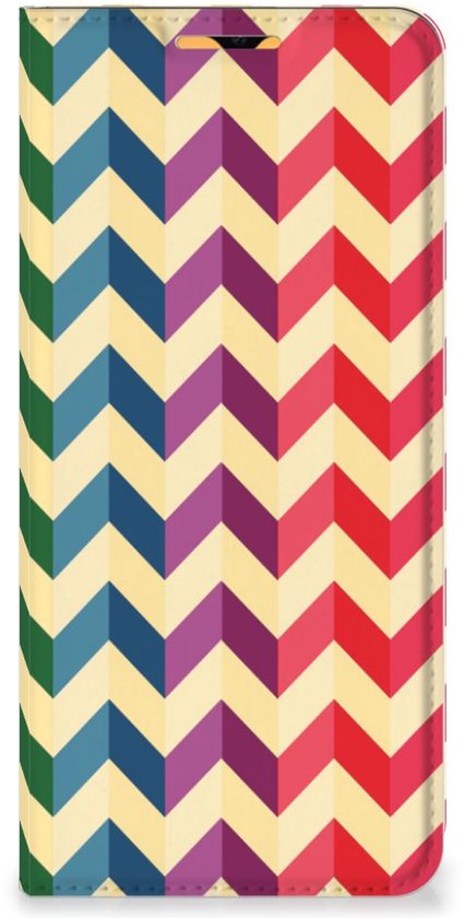 Etui pour smartphone OPPO A15 Etui pour téléphone mignon Zigzag Color