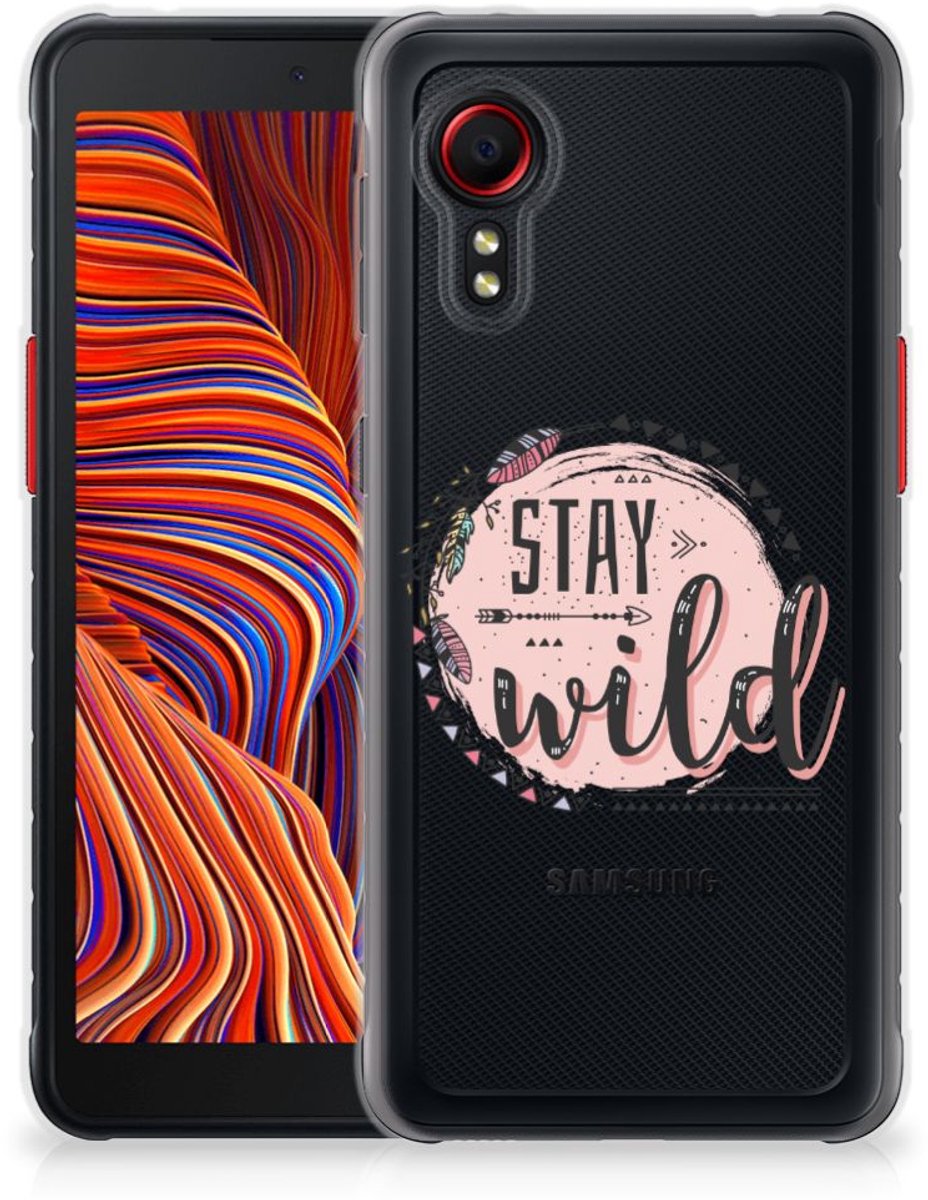 Samsung Galaxy Xcover 5 Telefoonhoesje met Naam Boho Stay Wild
