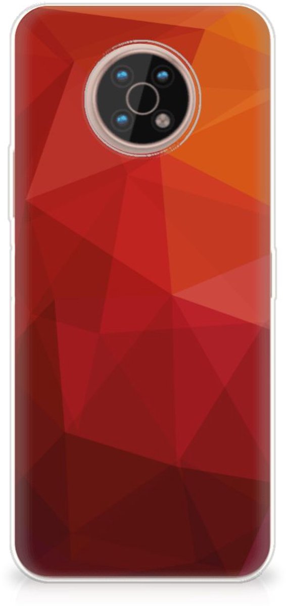 TPU Hoesje voor Nokia G50 Polygon Red