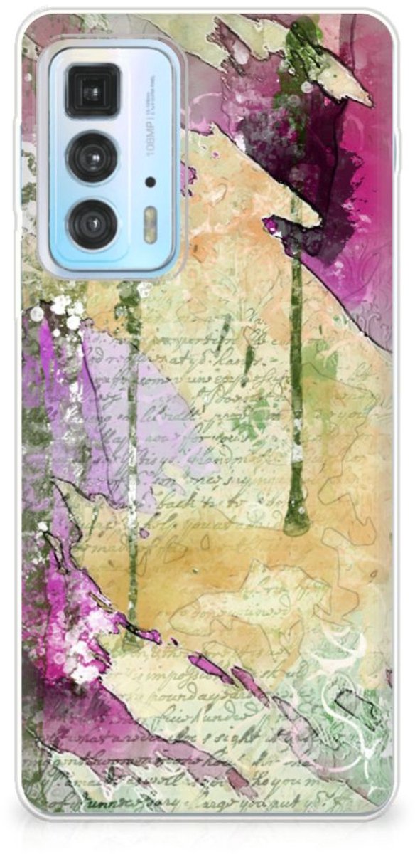 Hoesje maken Motorola Edge 20 Pro Letter Painting