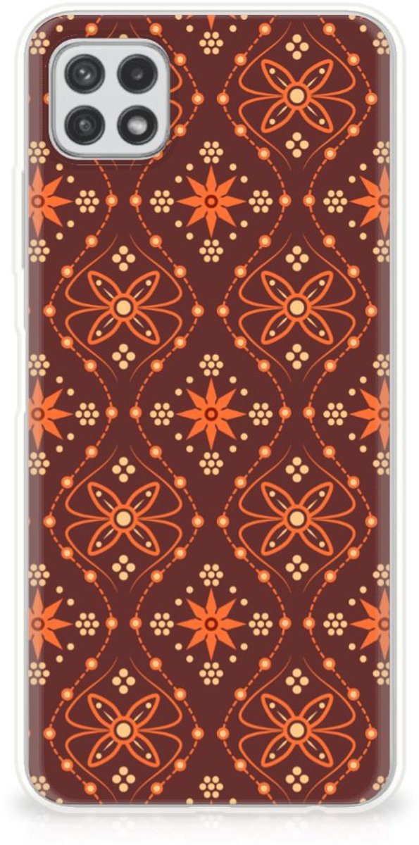 Samsung Galaxy A22 5G TPU bumper Batik Brown