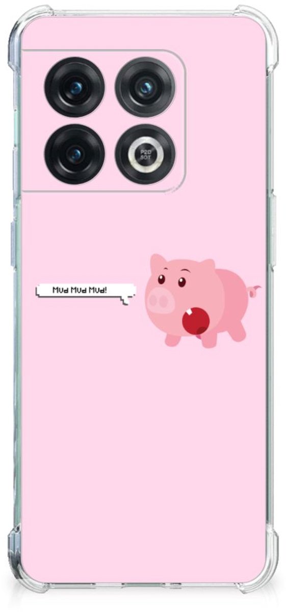 OnePlus 10 Pro Stevig Bumper Hoesje Pig Mud
