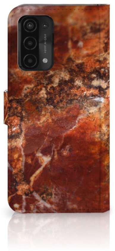 Coque Smartphone OPPO A54 5G | A74 5G | A93 5G Dossier Marron Marron