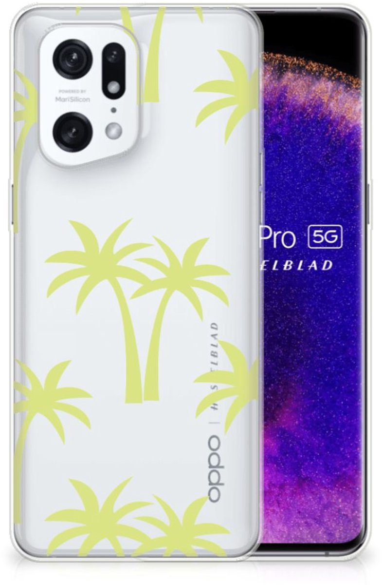 OPPO Find X5 Pro TPU Case Palmtrees