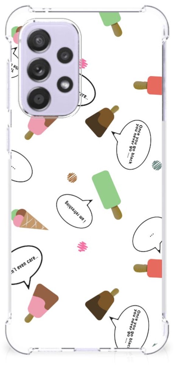 TPU Case Anti-Shock voor Samsung Galaxy A33 Beschermhoes IJsjes