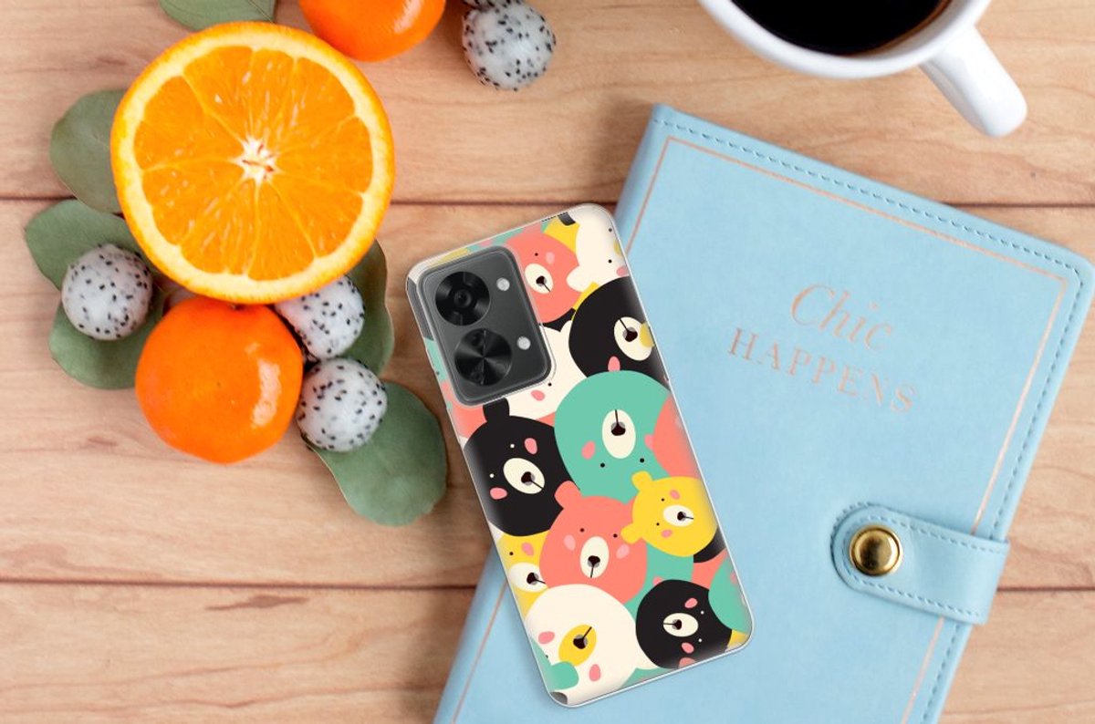 OnePlus Nord 2T Telefoonhoesje met Naam Bears