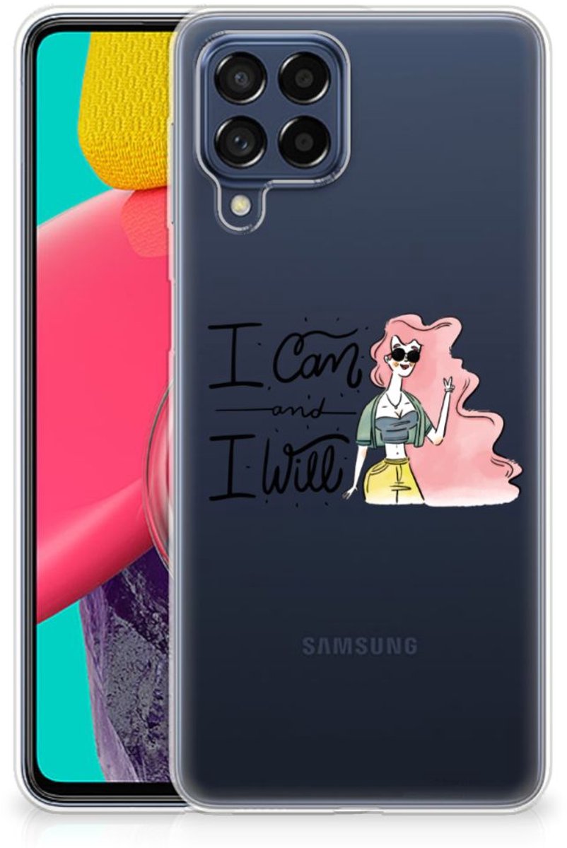 Samsung Galaxy M53 Telefoonhoesje met Naam i Can