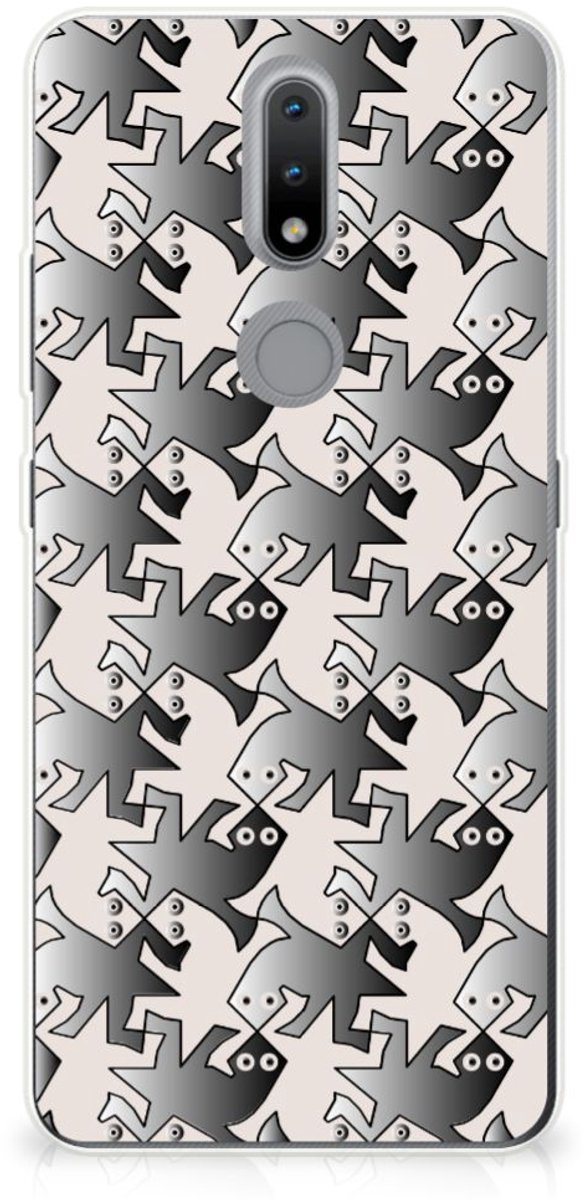 Nokia 2.4 TPU Hoesje Salamander Grey