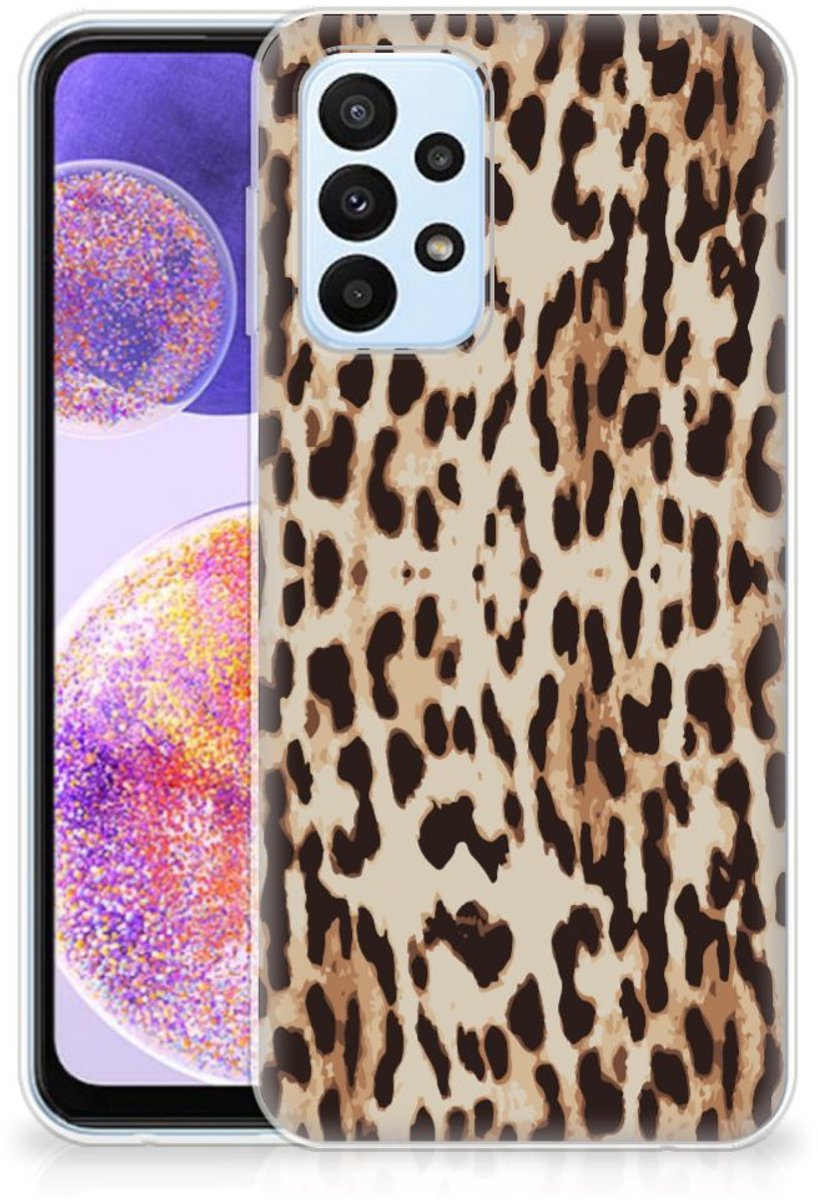Samsung Galaxy A23 TPU Hoesje Leopard