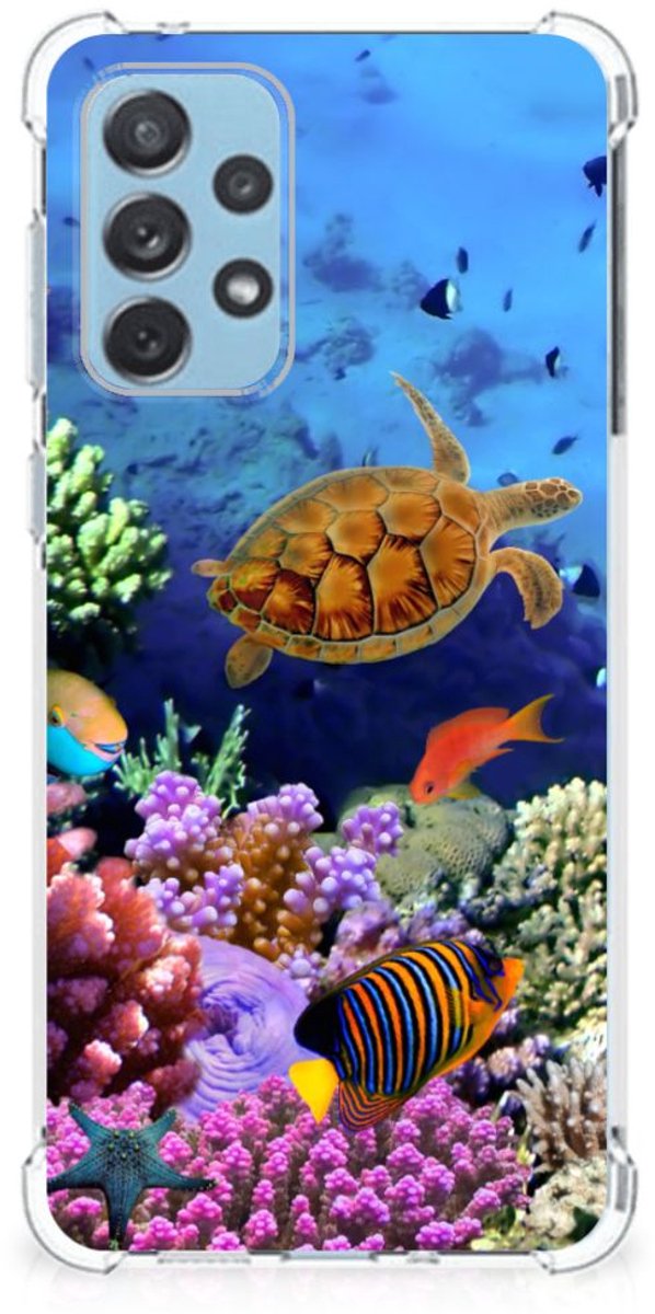 TPU Case Anti-Shock voor Samsung Galaxy A73 Case Anti-shock Vissen