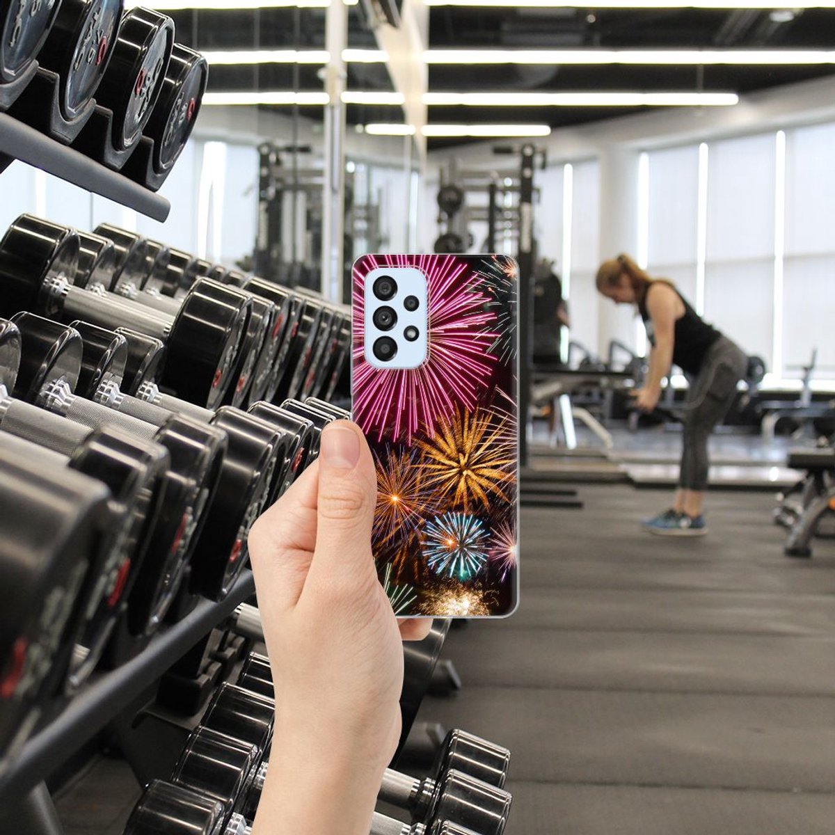 Samsung Galaxy A53 5G Silicone Back Cover Vuurwerk