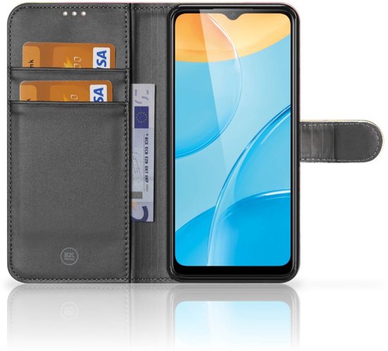 Étui pour téléphone portable OPPO A15 Étui portefeuille aquarelle foncé