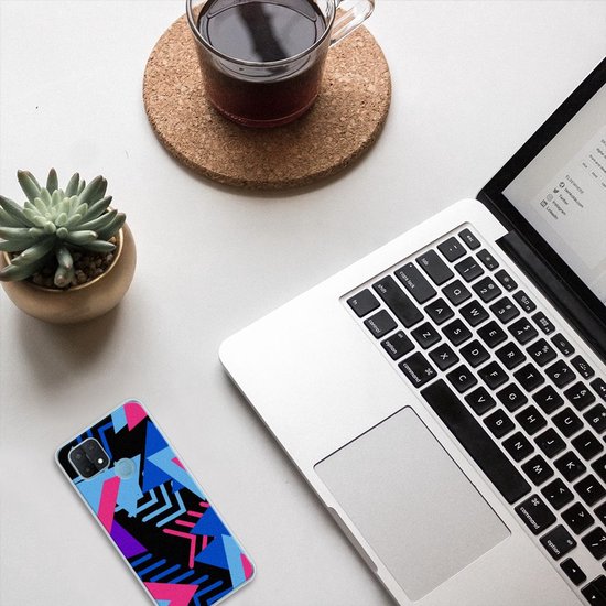 Coque Smartphone OPPO A15 Coque TPU Triangle Funky