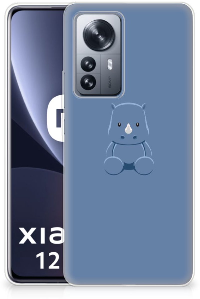 Xiaomi 12 Pro Telefoonhoesje met Naam Baby Rhino