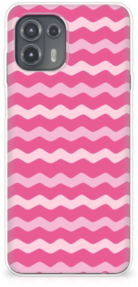 Motorola Edge 20 Lite TPU bumper Waves Pink