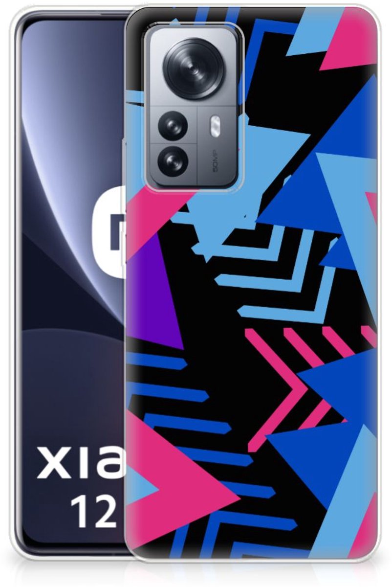 Xiaomi 12 Pro TPU Hoesje Funky Triangle