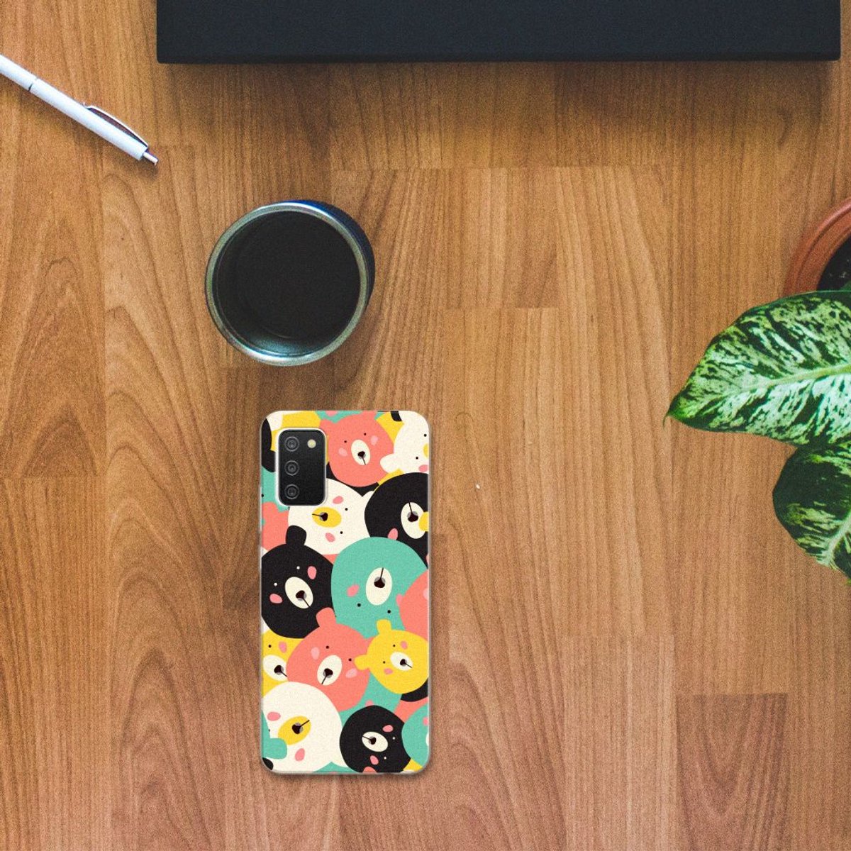 Samsung Galaxy A02s Telefoonhoesje met Naam Bears