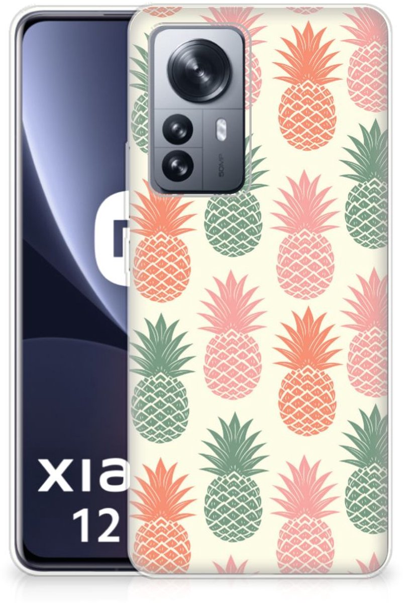 Xiaomi 12 Pro Siliconen Case Ananas