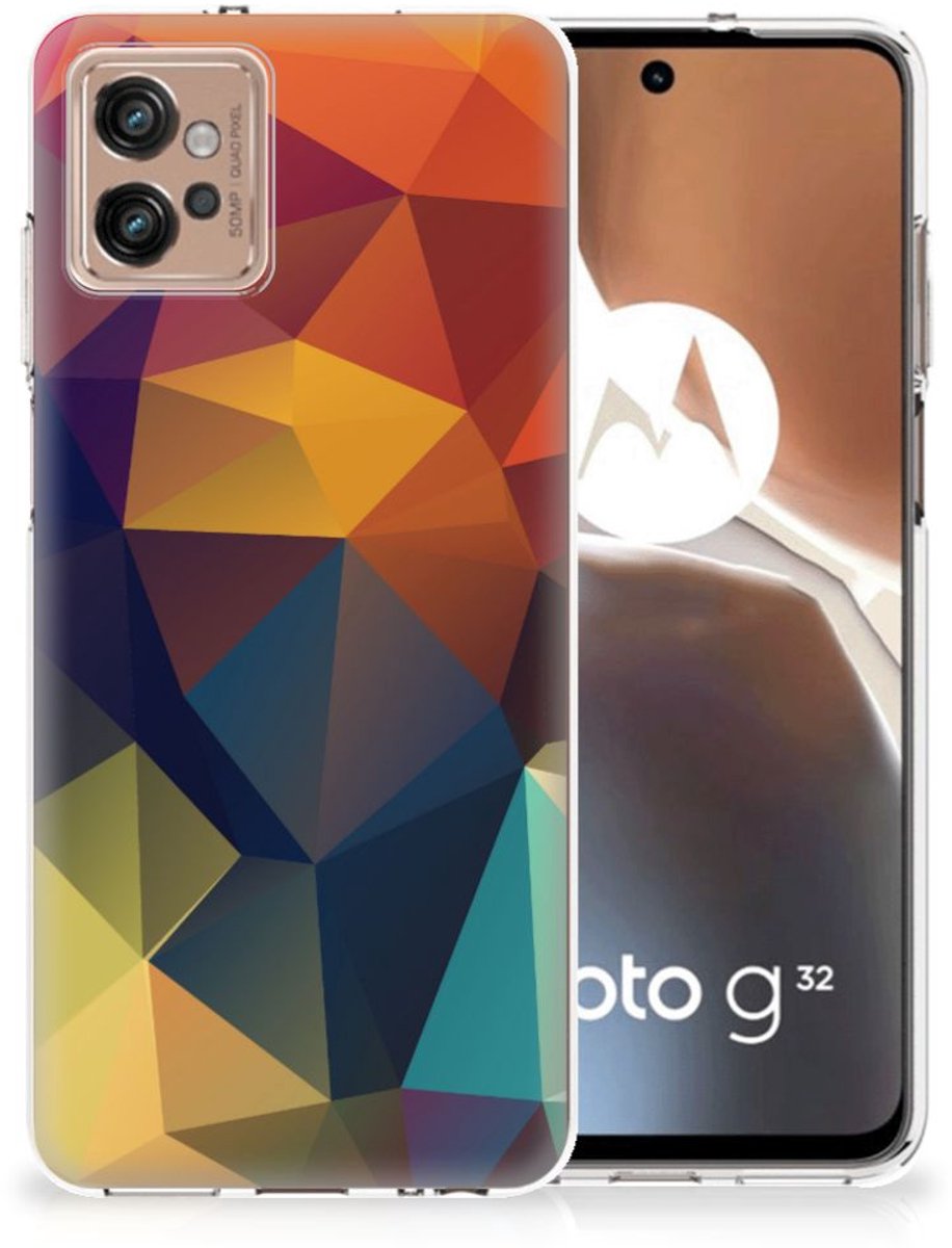 Motorola Moto G32 TPU Hoesje Polygon Color