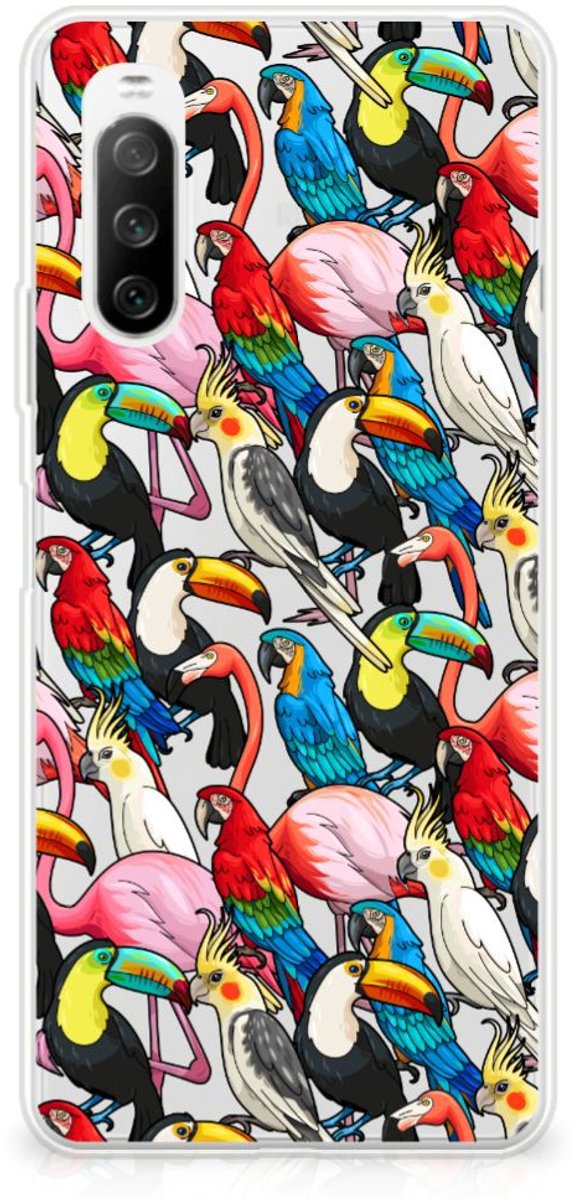 Sony Xperia 10 III TPU Hoesje Birds