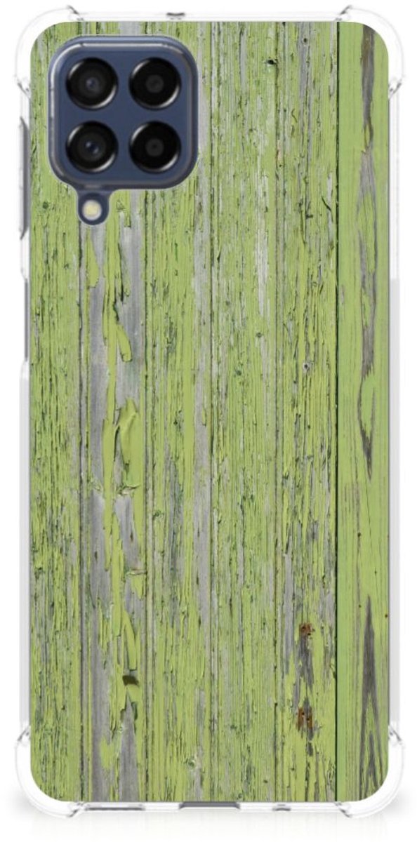 Back Cover voor Samsung Galaxy M53 Stevig Telefoonhoesje Green Wood