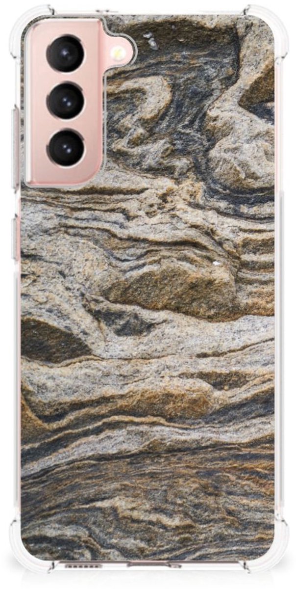 Samsung Galaxy S21 FE Anti-Shock Hoesje Steen