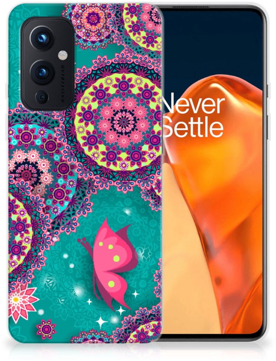 OnePlus 9 Hoesje maken Cirkels en Vlinders