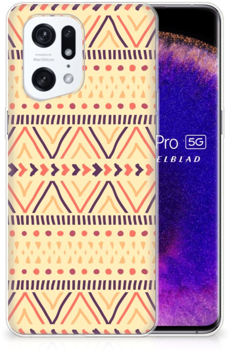 OPPO Find X5 Pro TPU bumper Aztec Yellow