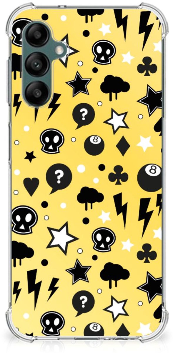 Extreme Case Samsung Galaxy A14 5G/4G Punk Geel