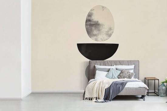 Behang - Fotobehang Beige - Japandi - Wabi sabi - Breedte 525 cm x hoogte 350 cm
