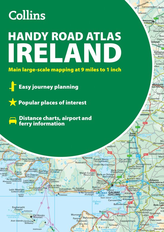 Collins Handy Road Atlas Ireland - cover