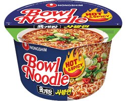 Nongshim| 12 x 100 gram Noodle bowl | hot & spicy | multipack