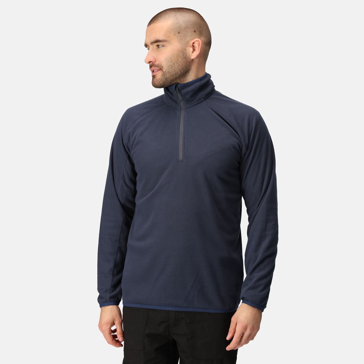 Fleece Heren Nagate Half Zip Blauw