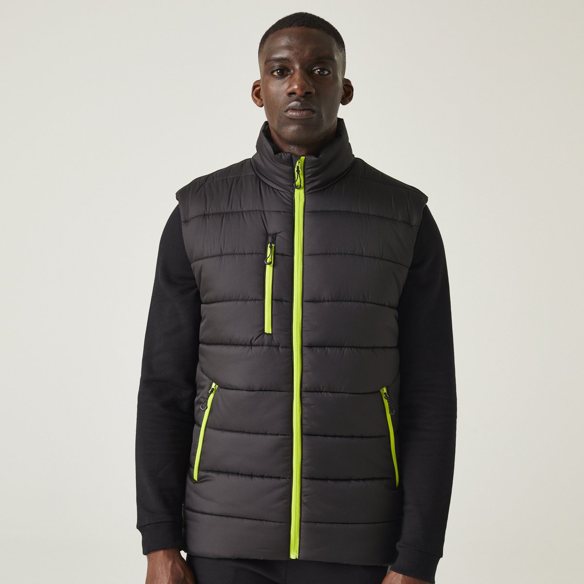 Jas Hiking Thermisch Bodywarmer Zwart