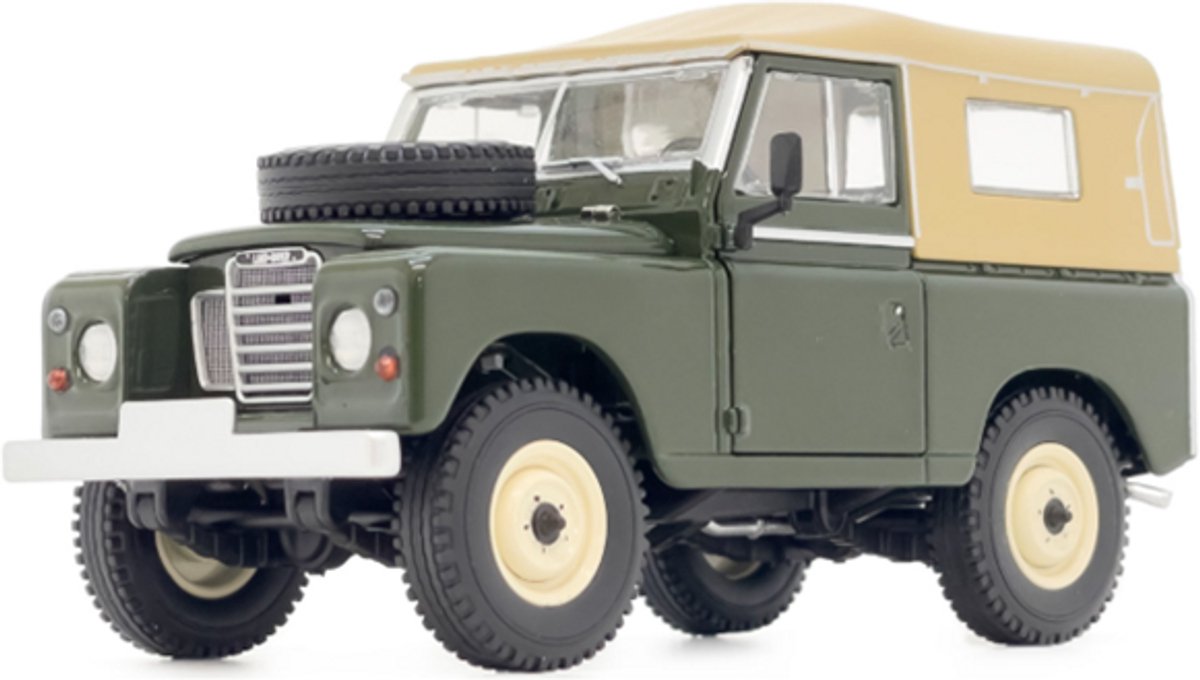 MarGe Models Landrover Series 3 88 softtop deep bronze green, schaal 1:32