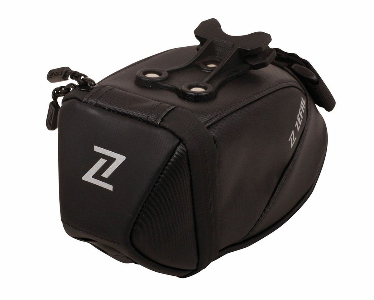 Zefal Iron Pack Zadeltas – Zadeltas Fiets – T-Fix snelmontagesysteem – Watetafstotend – Zwart