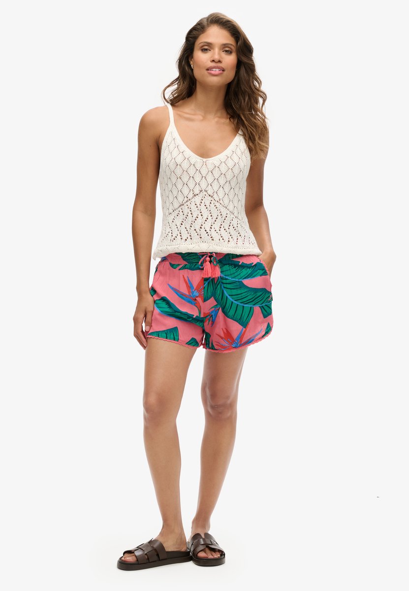 Superdry Strandshort Dames Korte broeken Roze