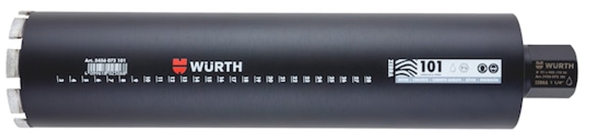 Wurth - Diamantboor nat LL & SP 23 - Diamant-natboorkroon Longlife & Speed x 1 st Lengte 476 mm