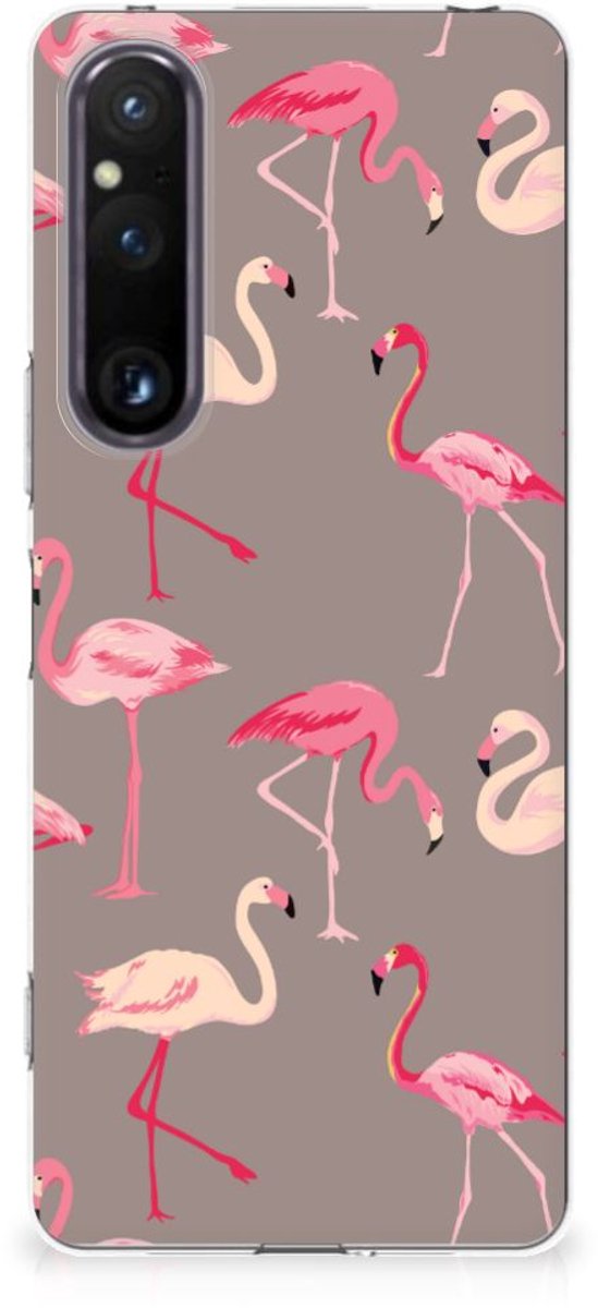 Sony Xperia 1 V TPU Hoesje Flamingo