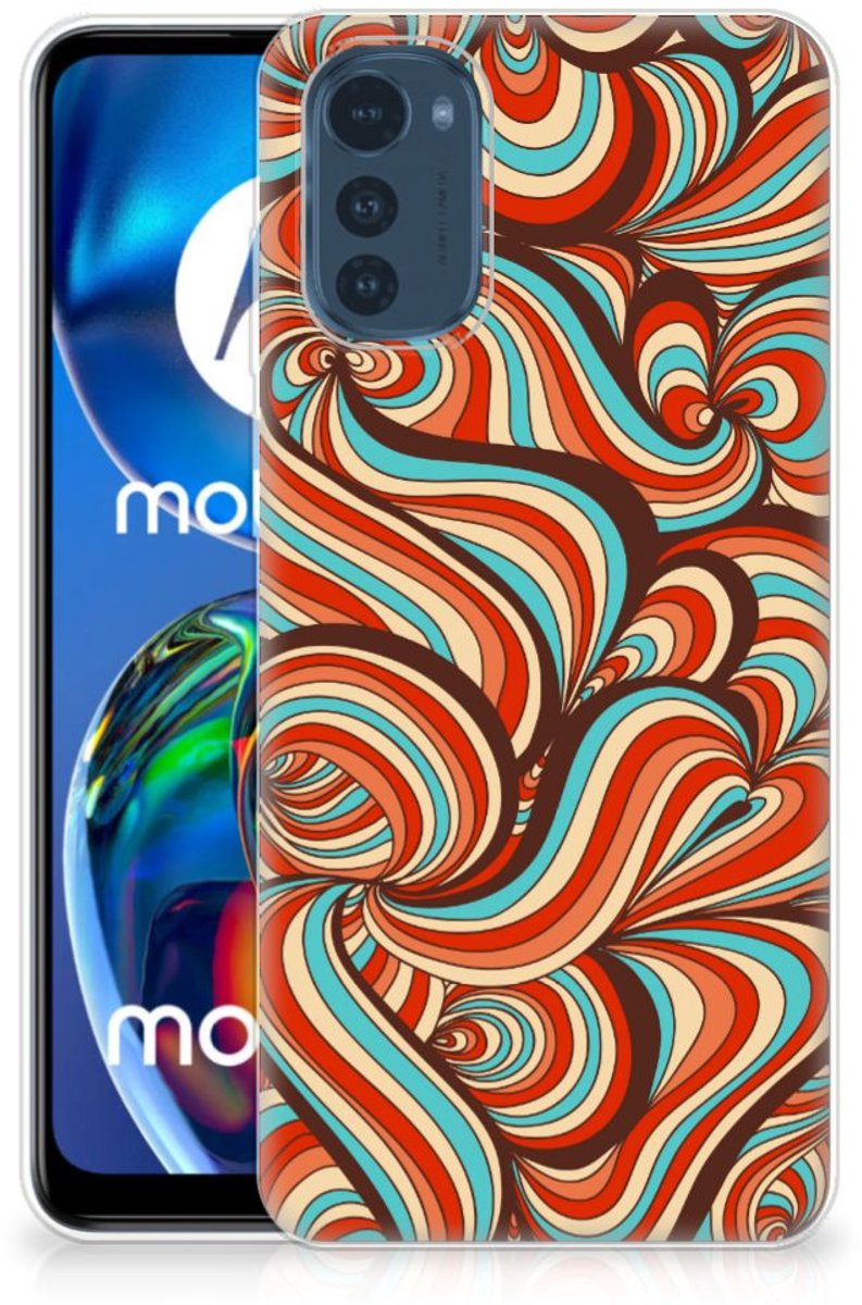 Back Cover voor Motorola Moto E32/E32s Hoesje maken Retro