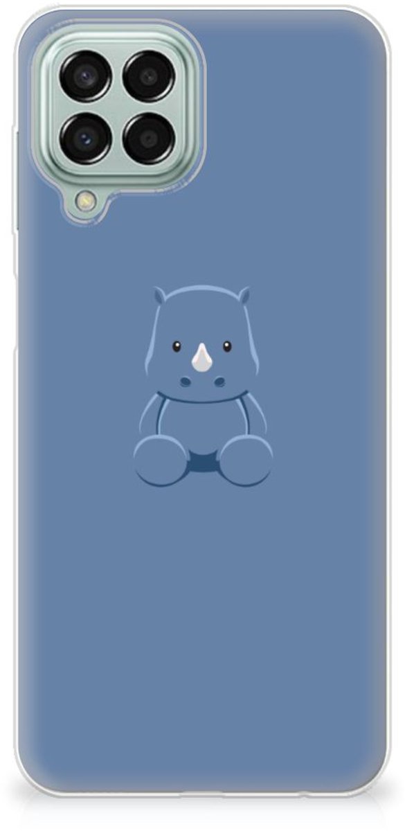 Samsung Galaxy M33 Telefoonhoesje met Naam Baby Rhino