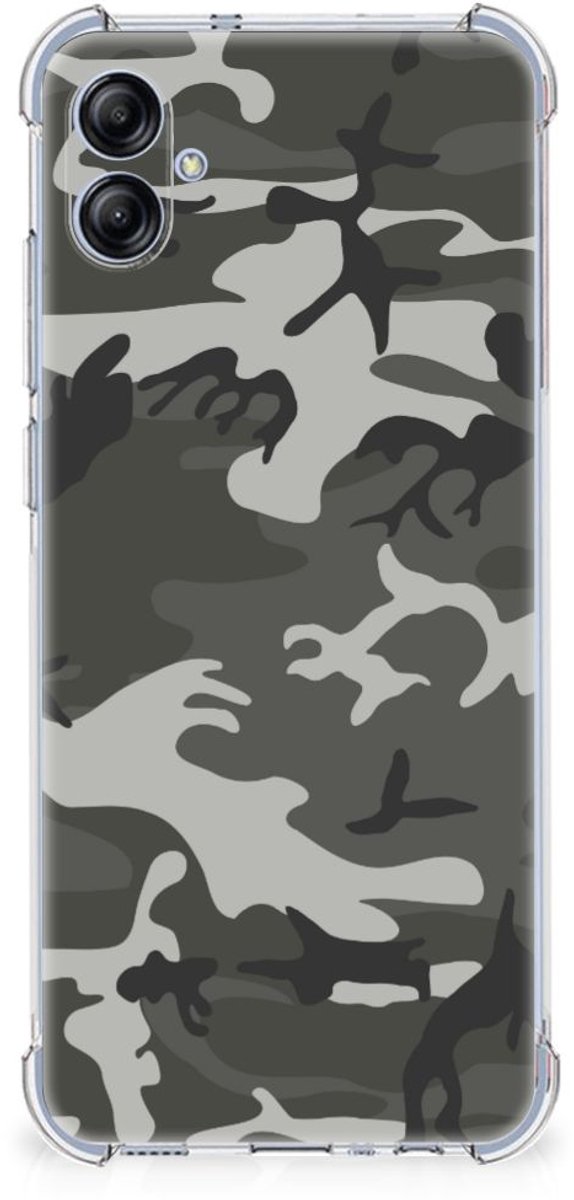 Samsung Galaxy A04e Doorzichtige Silicone Hoesje Army Light