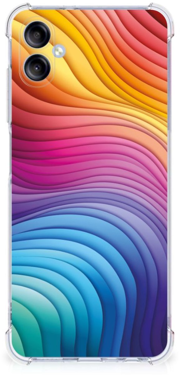 Shockproof Case voor Samsung Galaxy A05 Regenboog