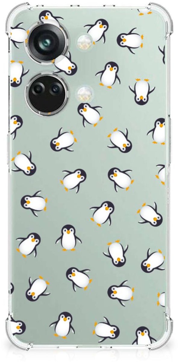 Doorzichtige Silicone Hoesje voor OnePlus Nord 3 Pinguïn