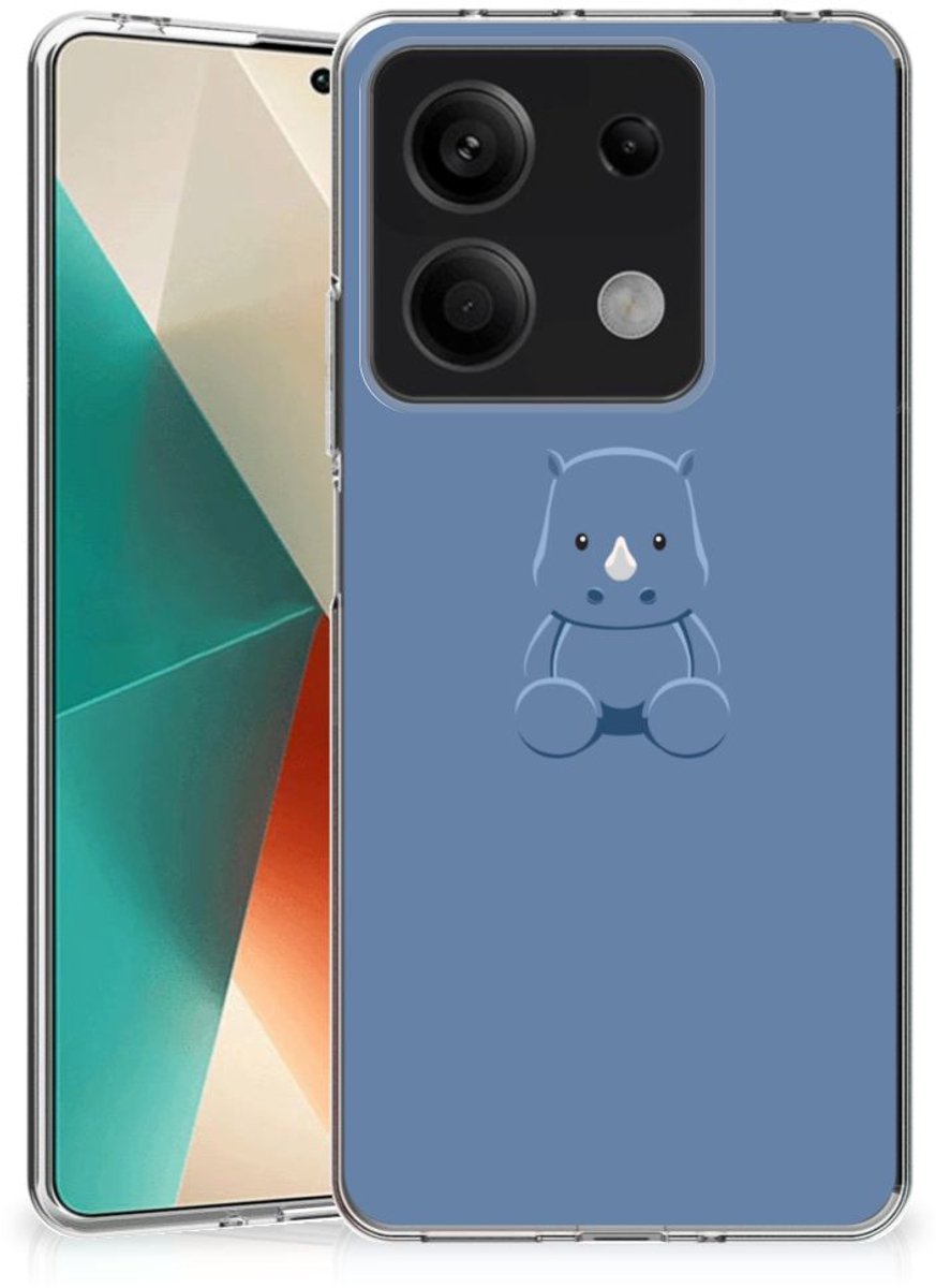 Xiaomi Redmi Note 13 5G Telefoonhoesje met Naam Baby Rhino
