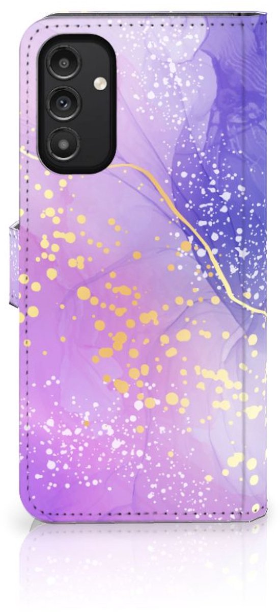 Hoesje voor Samsung Galaxy A14 4G Watercolor Paars