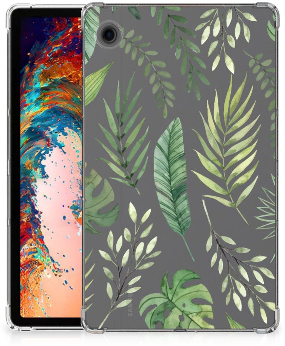 Samsung Galaxy Tab A9 Siliconen Hoesje Leaves