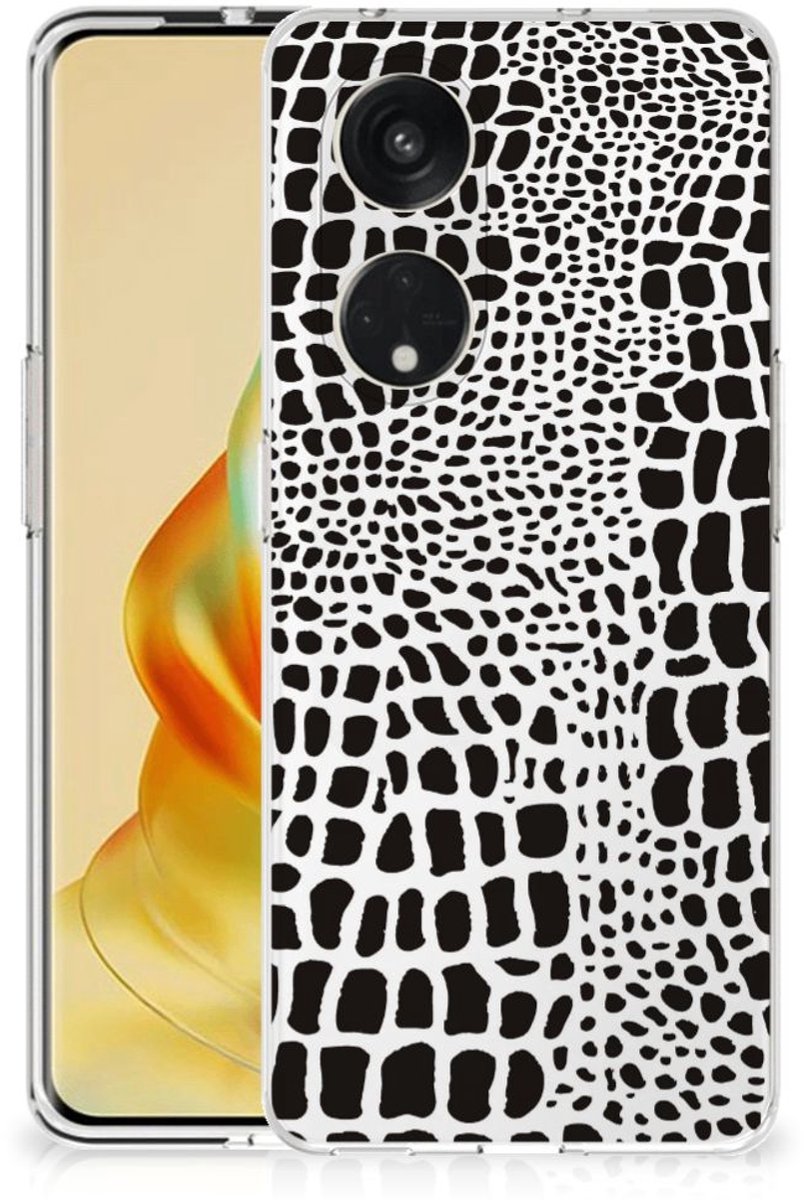 OPPO Reno8 T 5G TPU Hoesje Slangenprint