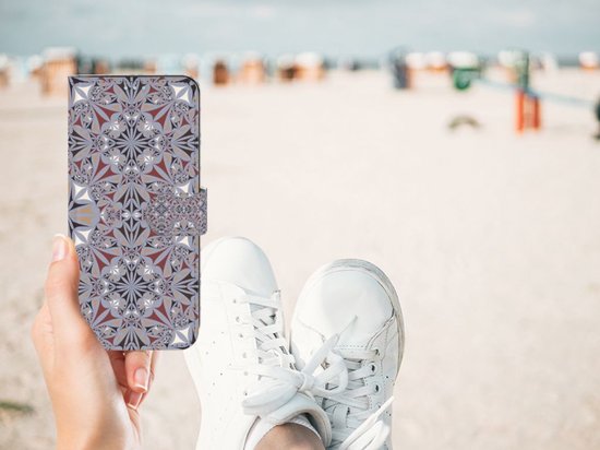 Étui pour téléphone portable OPPO A74 4G Flipcover Flower Tiles
